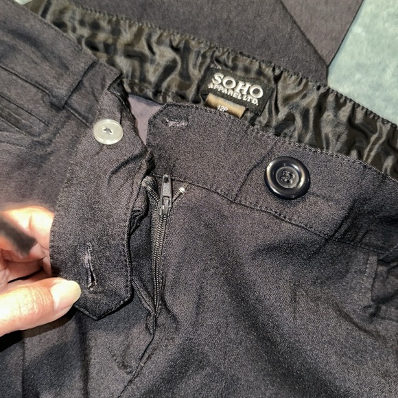 SOHO apparel LTD 12P dark grey slacks 💕 - Picture 6 of 6